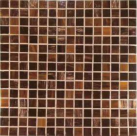 M24 Marrone Mix Marrone Mosaico in Pasta di Vetro PROJECT PLUS e BRONZE MIX